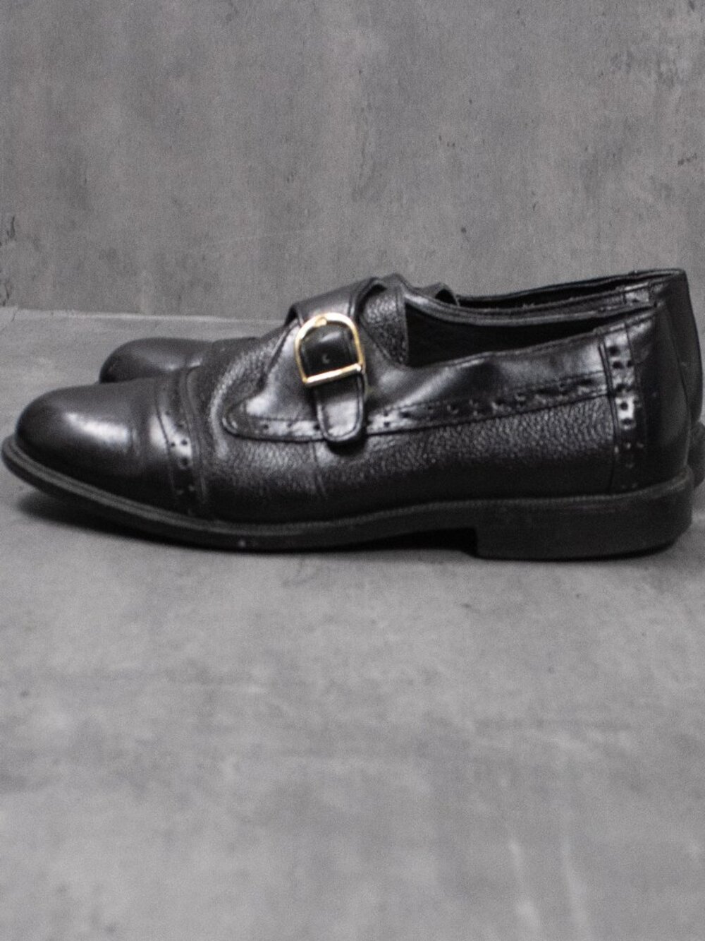 Vintage VTG Y2K 2000's 00's VH Shoes Black Derby Dress Shoes